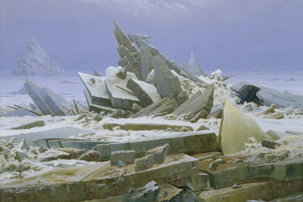 Caspar David Friedrich, Das Eismeer, 1823/24, Foto: Elke Walford